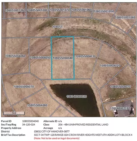 lot4 Block 4 Jasmine Ave NE, Hanover, MN 55341
