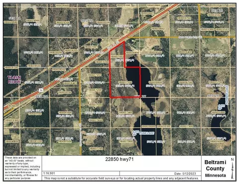 54 Acres Hwy 71 NE, Hines, MN 56647