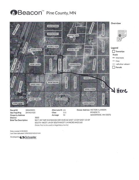 0 Nurses Rds, Sandstone Twp, MN 55072
