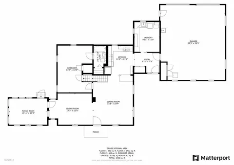 Floorplan - 608 3rd Ave SW, Faribault, MN 55021 photo 1 of 3