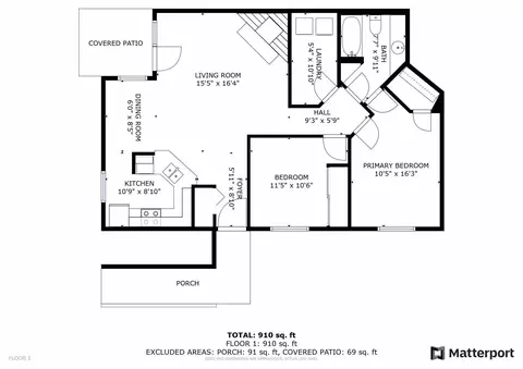 Floorplan - 3578 Blue Jay Way #107, Eagan, MN 55123 photo 1 of 1