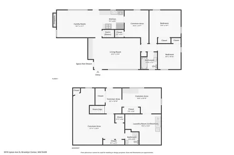 Floorplan - 5919 Upton Ave N, Brooklyn Center, MN 55430 photo 3 of 3