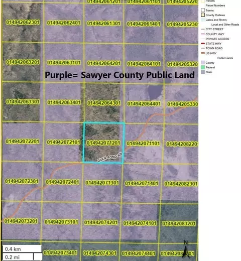 Nnnn Duck Pond Road, Lenroot Twp, WI 54843