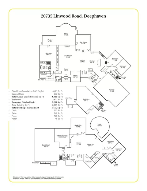 Floorplan - 20735 Linwood Rd, Excelsior, MN 55331 photo 1 of 1
