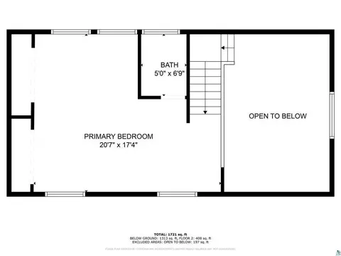 Floorplan - 4463 E Singkoffer Rd, Oliver, WI 54880 photo 2 of 3