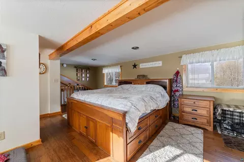 Bedroom - 4463 E Singkoffer Rd, Oliver, WI 54880 photo 2 of 4