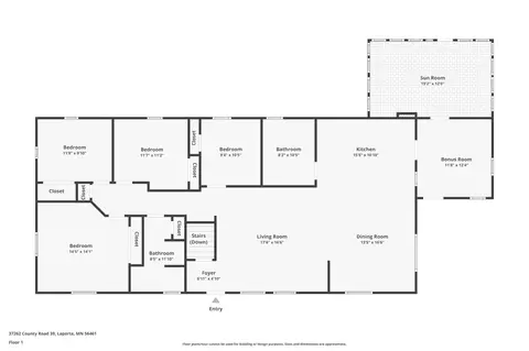 Floorplan - 37262 County 39, Laporte, MN 56461 photo 1 of 2