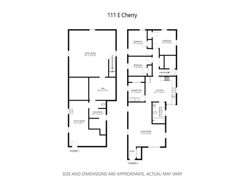 Floorplan - 111 E Cherry Ave, Fergus Falls, MN 56537 photo 1 of 1
