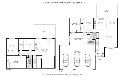 Floorplan - 10366 Eagle St NW, Coon Rapids, MN 55433 photo 1 of 1