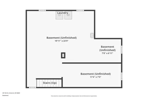 Floorplan - 201 5th St, Centuria, WI 54824 photo 3 of 3