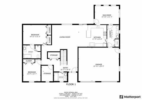 Floorplan - 6010 Woodbury Dr, Wright, MN 55798 photo 1 of 2