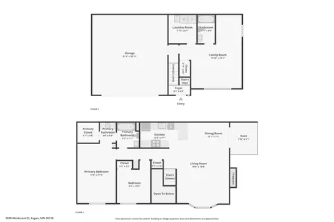 Floorplan - 3839 Windcrest Ct, Eagan, MN 55123 photo 3 of 3