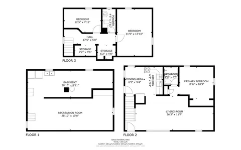Floorplan - 37 Pine Dr, Circle Pines, MN 55014 photo 1 of 1