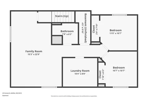 Floorplan - 610 Sunset St, Buffalo, MN 55313 photo 1 of 3