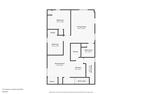 Floorplan - 517 Ladonna Ln, Faribault, MN 55021 photo 2 of 3