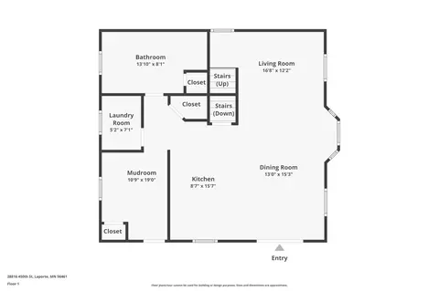 Floorplan - 28816 450th St, Laporte, MN 56461 photo 1 of 3