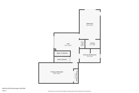 Floorplan - 8649 Pine Hill Rd, Bloomington, MN 55438 photo 3 of 3