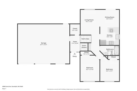 Floorplan - 28968 Danel Ave, Randolph, MN 55065 photo 2 of 3
