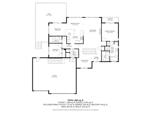 Floorplan - 6961 Meadow Ct, Centerville, MN 55038 photo 1 of 3