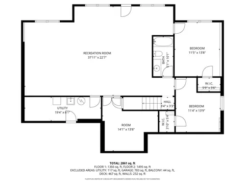 Floorplan - 6961 Meadow Ct, Centerville, MN 55038 photo 2 of 3
