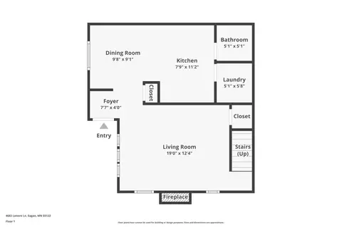 Floorplan - 4682 Lenore Ln, Eagan, MN 55122 photo 1 of 6