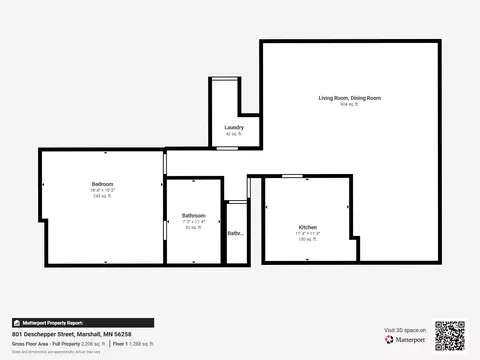 Floorplan - 801 Deschepper St, Marshall, MN 56258 photo 1 of 2