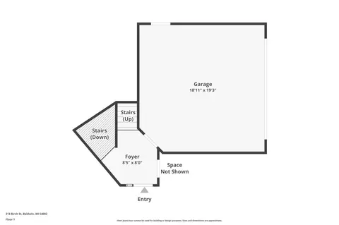 Floorplan - 313 Birch St, Baldwin, WI 54002 photo 3 of 3