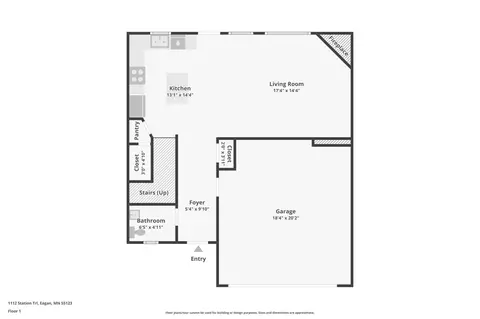 Floorplan - 1112 Station Trl, Eagan, MN 55123 photo 1 of 3