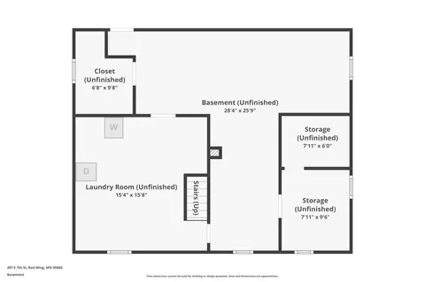 Floorplan - 497 E 7th St, Red Wing, MN 55066 photo 1 of 4