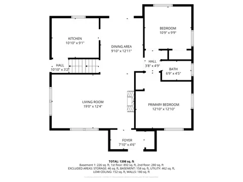 Floorplan - 809 3rd St SW, Waseca, MN 56093 photo 2 of 4