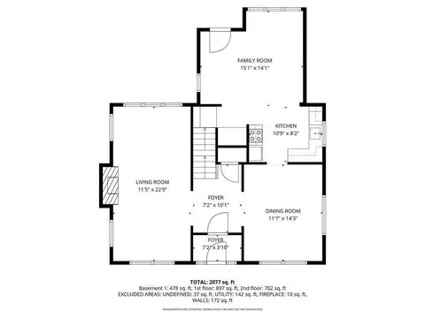 Floorplan - 2815 E 2nd St, Duluth, MN 55812 photo 2 of 4
