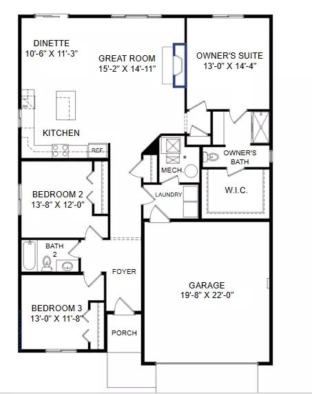 Floorplan - 1264 Compton Ave, River Falls, WI 54022 photo 1 of 2