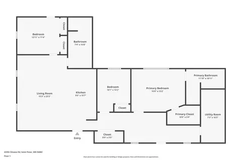 Floorplan - 43355 Ottawa Rd, Saint Peter, MN 56082 photo 1 of 1