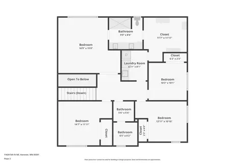 Floorplan - 11624 5th St NE, Hanover, MN 55341 photo 3 of 4