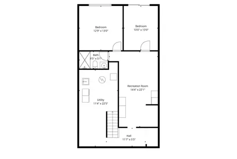 Floorplan - 4933 Drummond Rd, Mound, MN 55364 photo 2 of 4