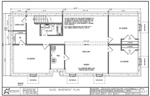 Floorplan - 1509 Ellis Ave, Marshall, MN 56258 photo 2 of 2