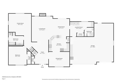 Floorplan - 21506 Darsow Ave, Hampton, MN 55031 photo 1 of 4