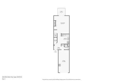 Floorplan - 2232 White Water Way, Eagan, MN 55122 photo 1 of 2