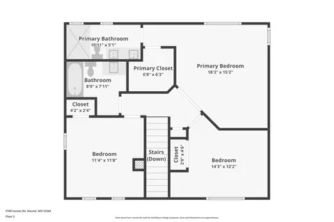 Floorplan - 5769 Sunset Rd, Mound, MN 55364 photo 4 of 4