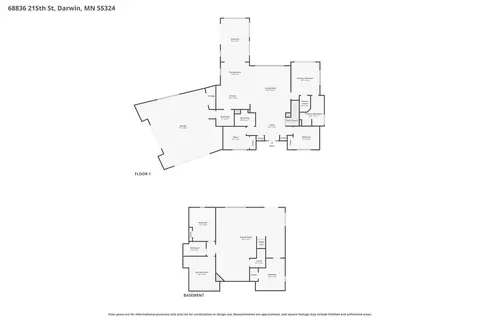 Floorplan - 68836 215th St, Darwin, MN 55324 photo 1 of 3