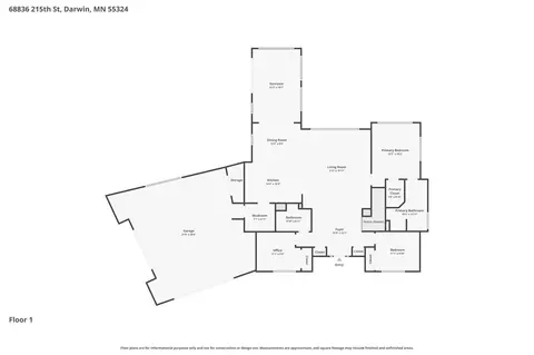 Floorplan - 68836 215th St, Darwin, MN 55324 photo 2 of 3