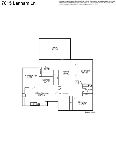 Floorplan - 7015 Lanham Ln, Edina, MN 55439 photo 2 of 2