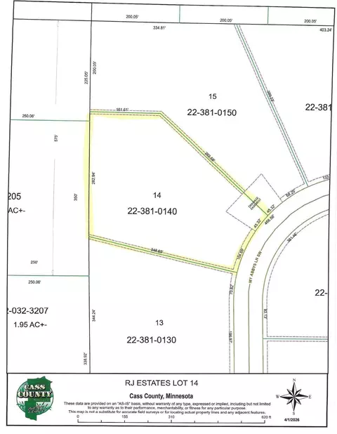tbd Lot 14 My Abbys Way Ln SW, Pequot Lakes, MN 56472