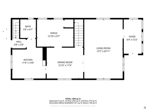 Floorplan - 1522 E 4th St, Superior, WI 54880 photo 2 of 3