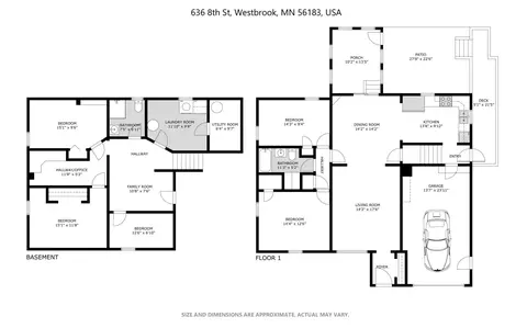 Floorplan - 636 8th St, Westbrook, MN 56183 photo 1 of 1