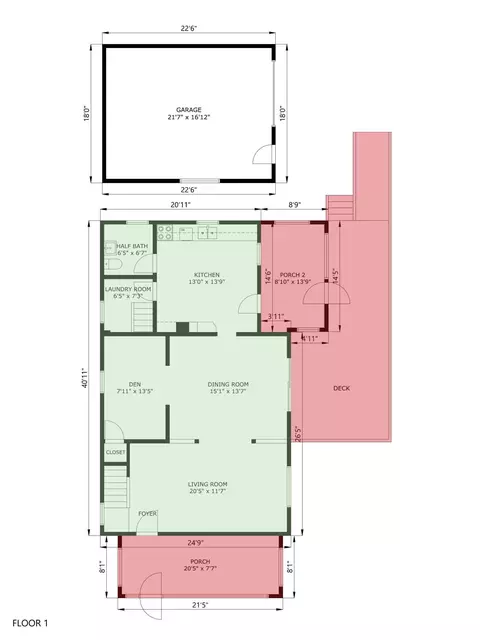 Floorplan - 1708 Laurel St, Brainerd, MN 56401 photo 3 of 3