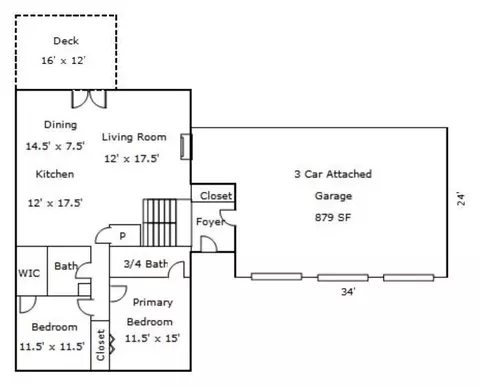 Floorplan - 3930 Glendale Dr, Excelsior, MN 55331 photo 1 of 2