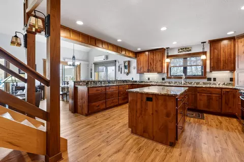 Kitchen - 201 Hilltop Rd, Shell Lake, WI 54871 photo 8 of 9