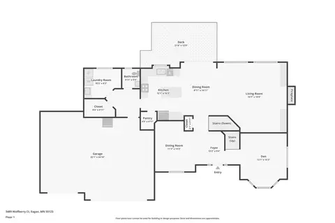 Floorplan - 3489 Wolfberry Ct, Eagan, MN 55123 photo 3 of 4