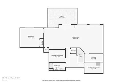 Floorplan - 3489 Wolfberry Ct, Eagan, MN 55123 photo 1 of 4